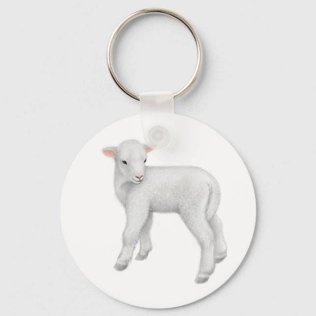 Little Lamb Keychain Nyckelring (Framsida)
