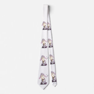 Little Lamb med Bell Tecknad Neck Tie Slips
