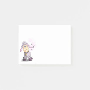 Little Lamb Sticky Notes Post-it Block