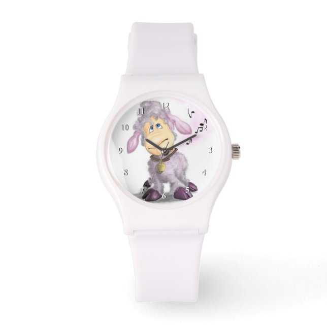 Little Lamb with Bell - Cute Armbandsur (Framsida)