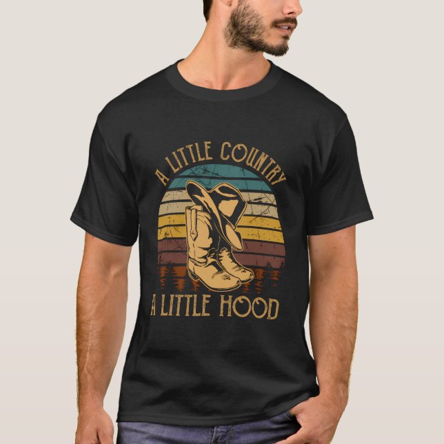 Little Land Little Huva Western Texas Tshirt Co T Shirt (Framsida)