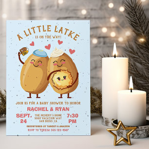 Little Latke Hanukkah Baby Shower Inbjudningar