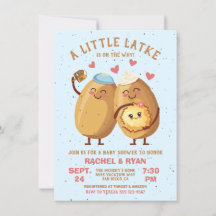 Little Latke Hanukkah Flicka Shower