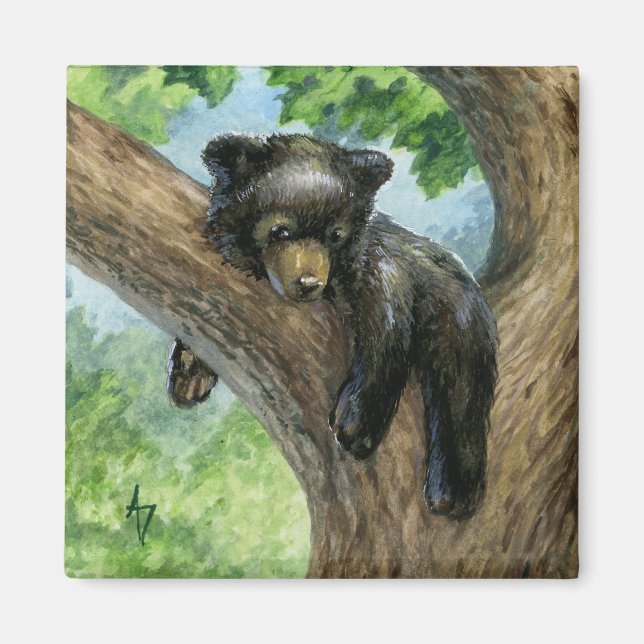 Little Lazy Bear Magnet (Framsidan)