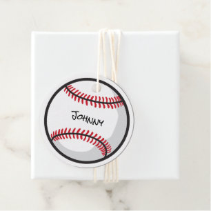 Little League Baseball White Red Black Namn Gåvor Etiketter