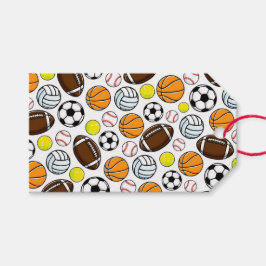 Little League Sports Balls Kids Team Colorful Fun Presentetikett