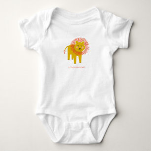Little Lejon Cute Baby Bodykostym med Anpassningsb Tee