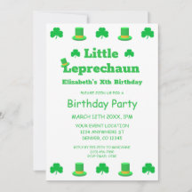 Little Leprechaun Barns födelsedag