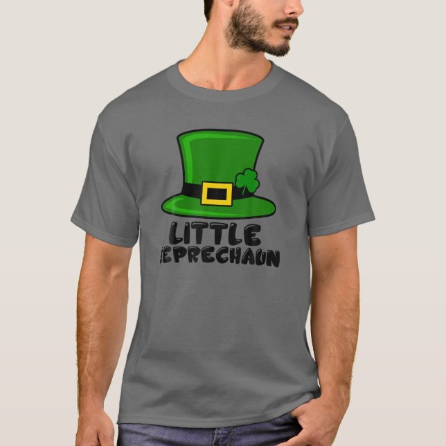 Little Leprechaun Costume | Irish Pixie Gift T Shirt (Framsida)