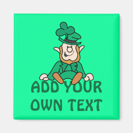 Little Leprechaun - lägg till din egen text Magnet