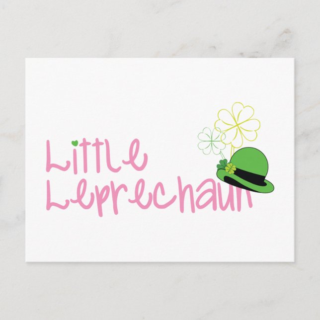 Little Leprechaun Vykort (Framsida)