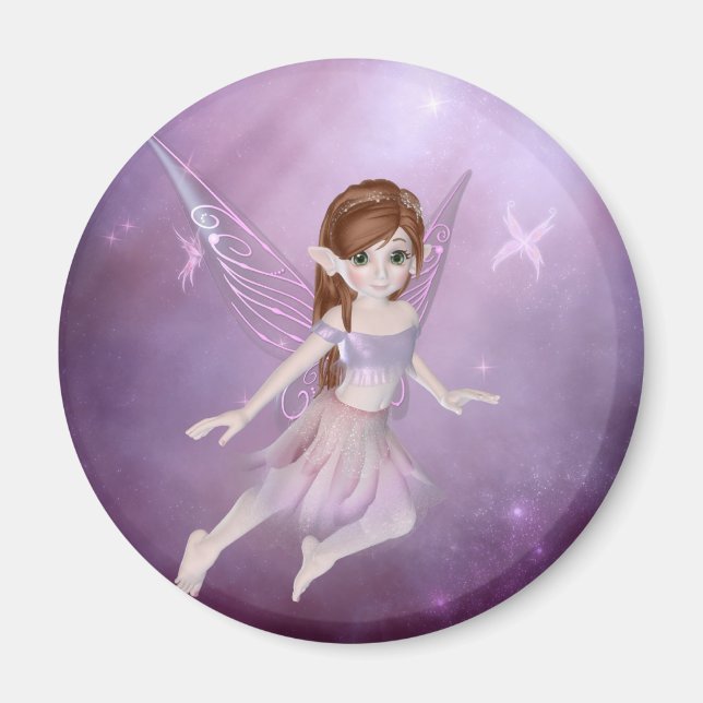 Little Lila Fairy - Fantasy Magnet (Framsidan)
