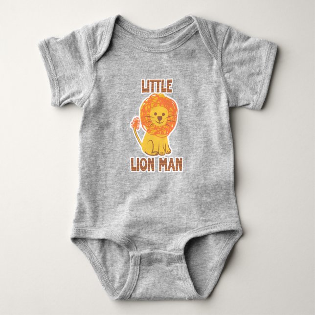 Little Lion Man romper T Shirt (Framsida)