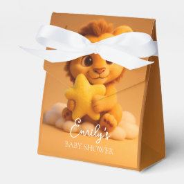 Little Lion & Star - Baby Shower Favor Box Presentaskar