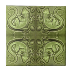 Little Lizard Vintage Tile Kakelplatta