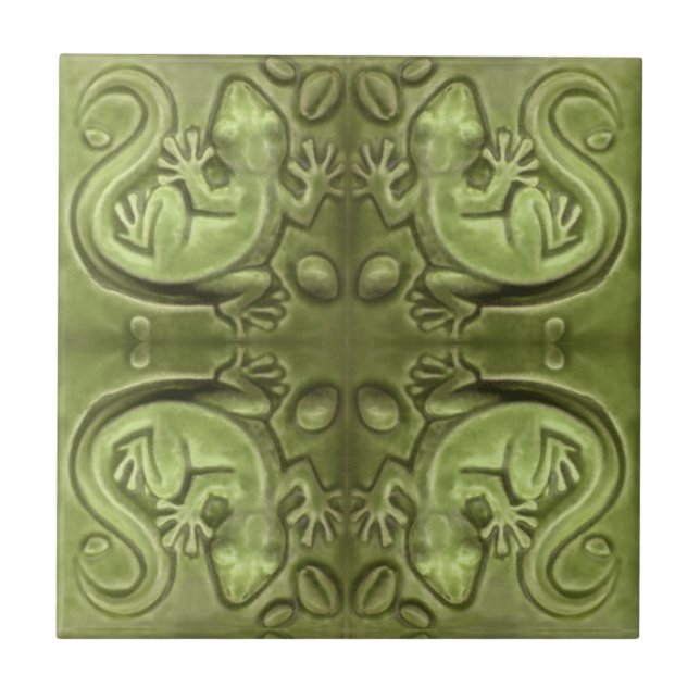 Little Lizard Vintage Tile Kakelplatta (Framsidan)
