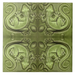 Little Lizard Vintage Tile Kakelplatta