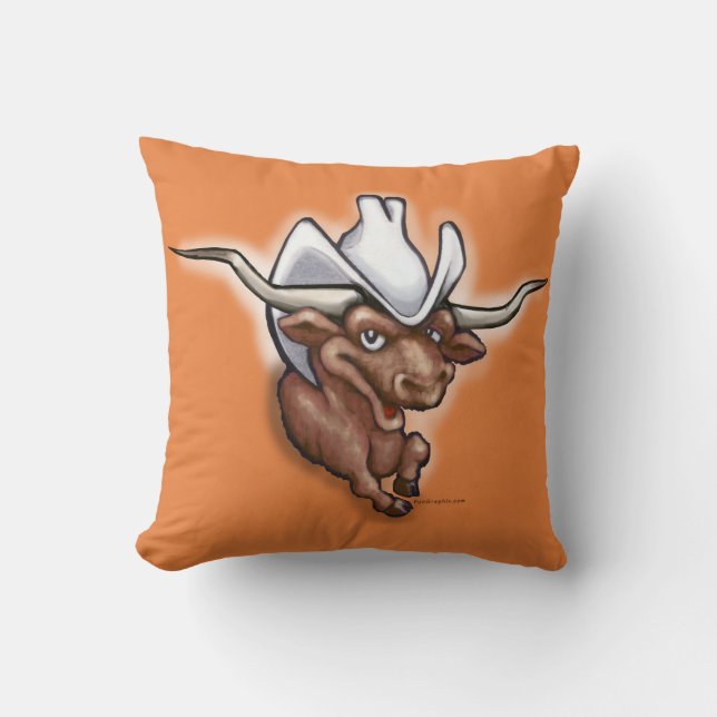 Little Longhorn Kudde (Framsida)