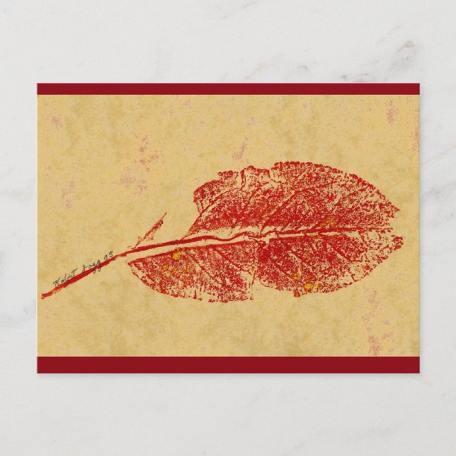 "Little Löv" vykort för Land-vägar (Framsida)