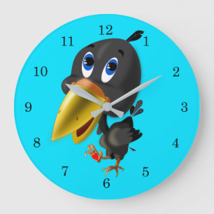 Little Love Bird Stor Klocka