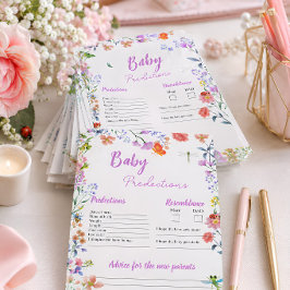Little Love Bug baby shower Baby Förutsägelser spe