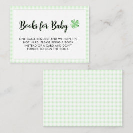 Little Lucky Charm Baby Shower Bokar för Baby Tilläggskort
