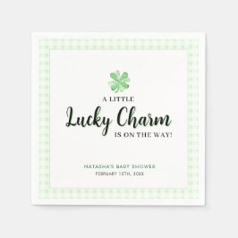 Little Lucky Charm | St patrick's day Baby Shower Pappersservett