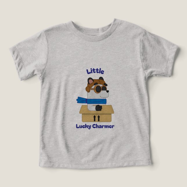 Little Lucky Charmer Kids Tee (Design Framsida)