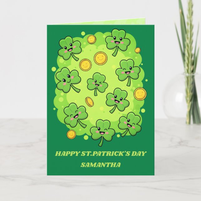 Little Lucky Me St. Patrick's Day-kort Kort (Framsida)