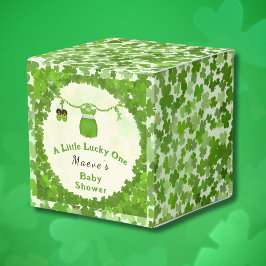 Little Lucky One Shamrock Flicka Outfit Presentaskar