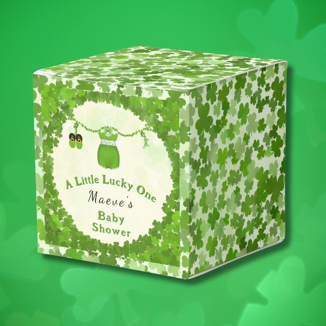 Little Lucky One Shamrock Flicka Outfit Presentaskar (Skapare uppladdad)