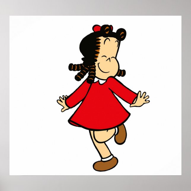 Little Lulu Lycklig Poster (Framsidan)