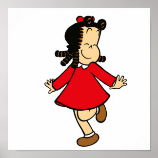 Little Lulu Lycklig Poster