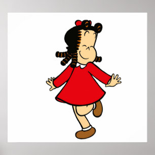 Little Lulu Lycklig Poster
