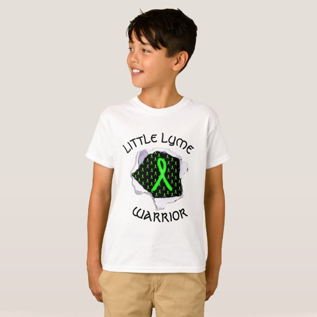 Little Lyme Disease Warrior T-shirt (Hel framsida)