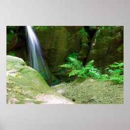 Little Lyons Falls, Mohican State Park, Ohio Poster