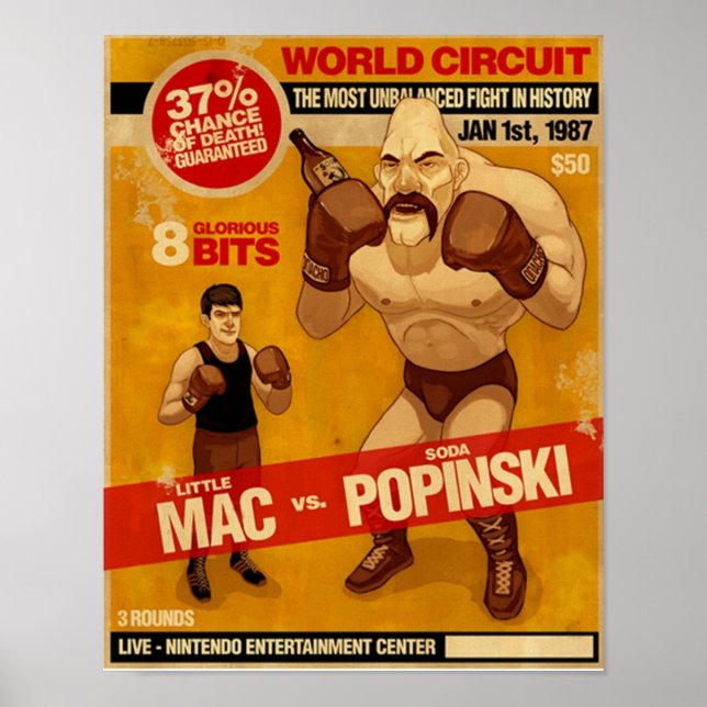 Little Mac Fight Poster (Framsidan)