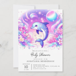 Little Magic Dolphin Baby Shower Inbjudningar