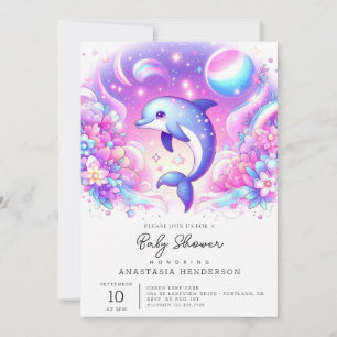 Little Magic Dolphin Baby Shower Inbjudningar