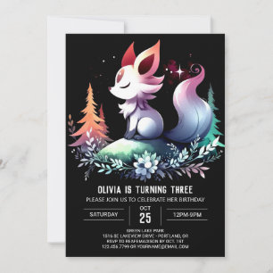 Little Magic Varg Birthday Inbjudningar