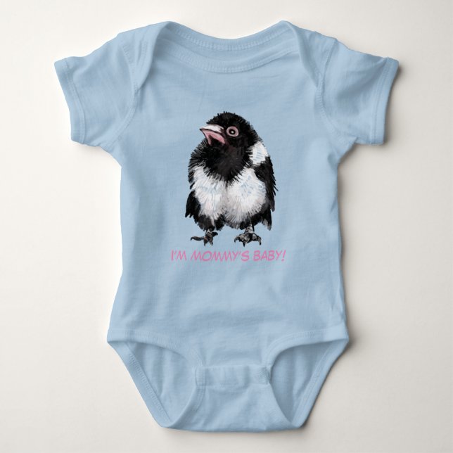 Little magpie Baby Bodydress T Shirt (Framsida)