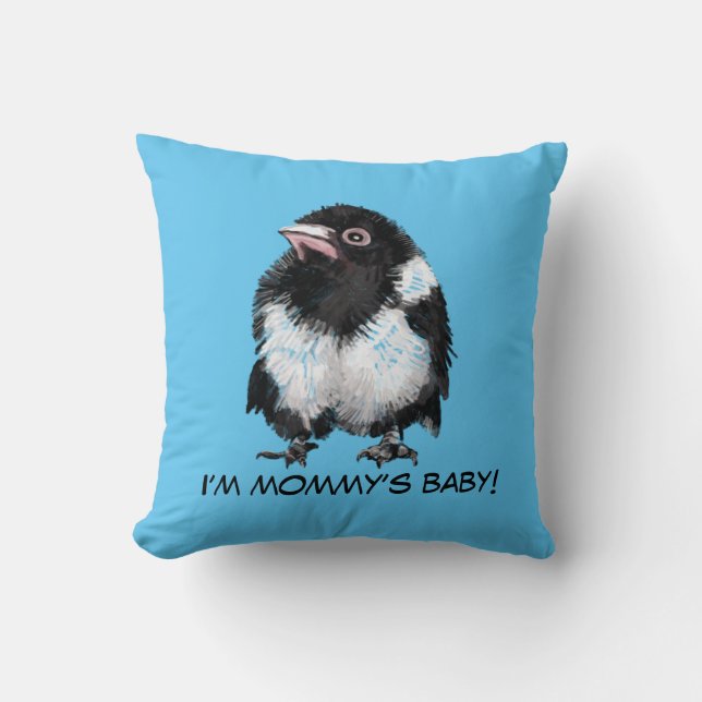 Little magpie dekorativ kudde (Framsida)
