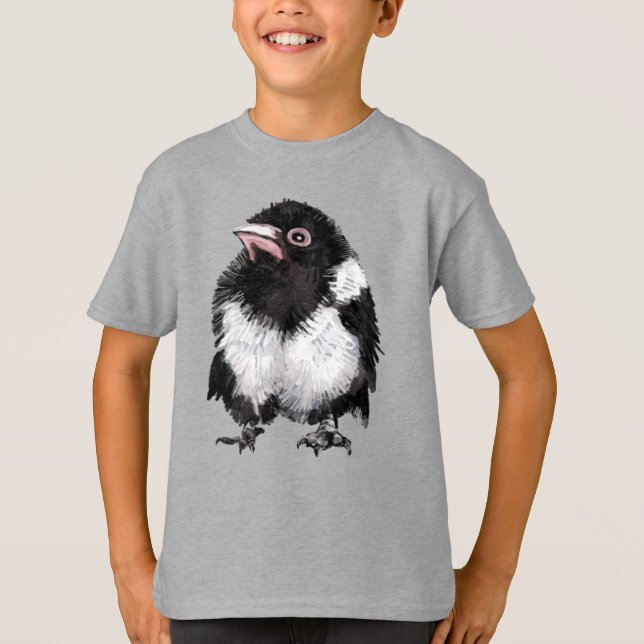 Little magpie T-Shirt (Framsida)