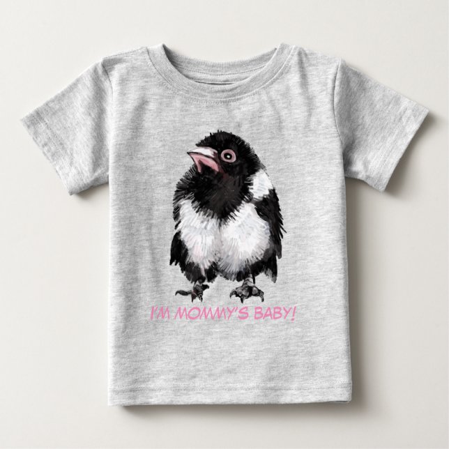 Little magpie T-Shirt (Framsida)