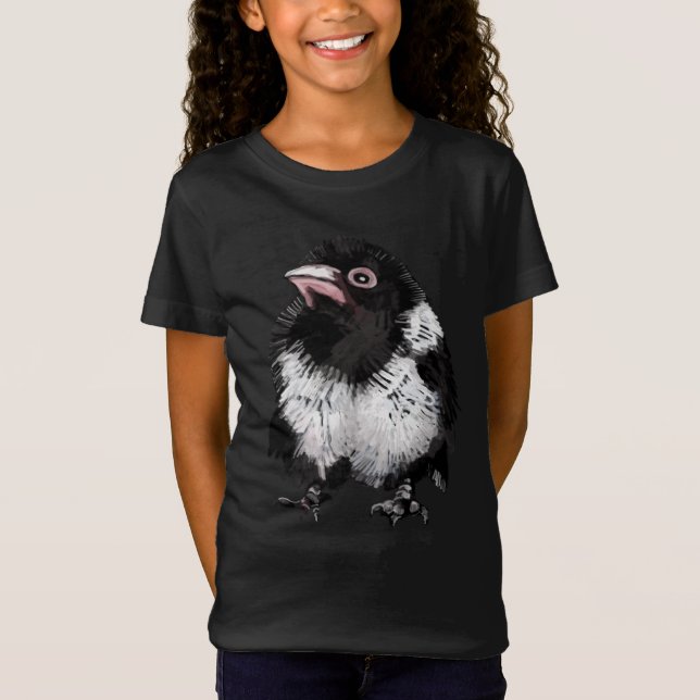 Little magpie T-Shirt (Framsida)
