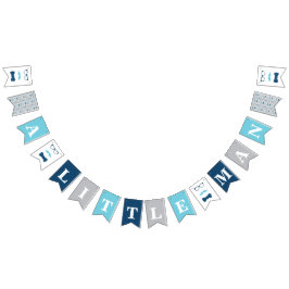 Little Man Baby Shower Banner, Bow Tie Banner Vimplar