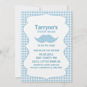 LITTLE MAN Baby Shower & Birthday-inbjudan Inbjudningar