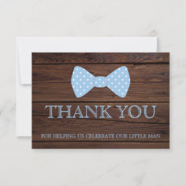 Little Man Baby Shower | Bowtie Tack Inbjudningar