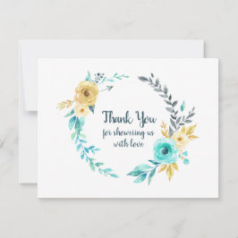 Little Man Baby Shower Wand and Teal Blue Tack Kort