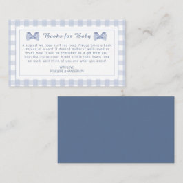 Little Man Blue slips baby shower  Tilläggskort